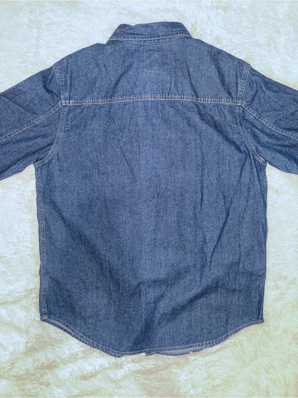 Levi's Blue Denim Button-Up Shirt